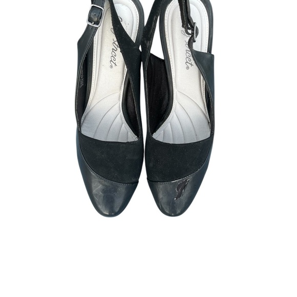 Women’s black by East Street closed toe open heel size 10 - Picture 5 of 5